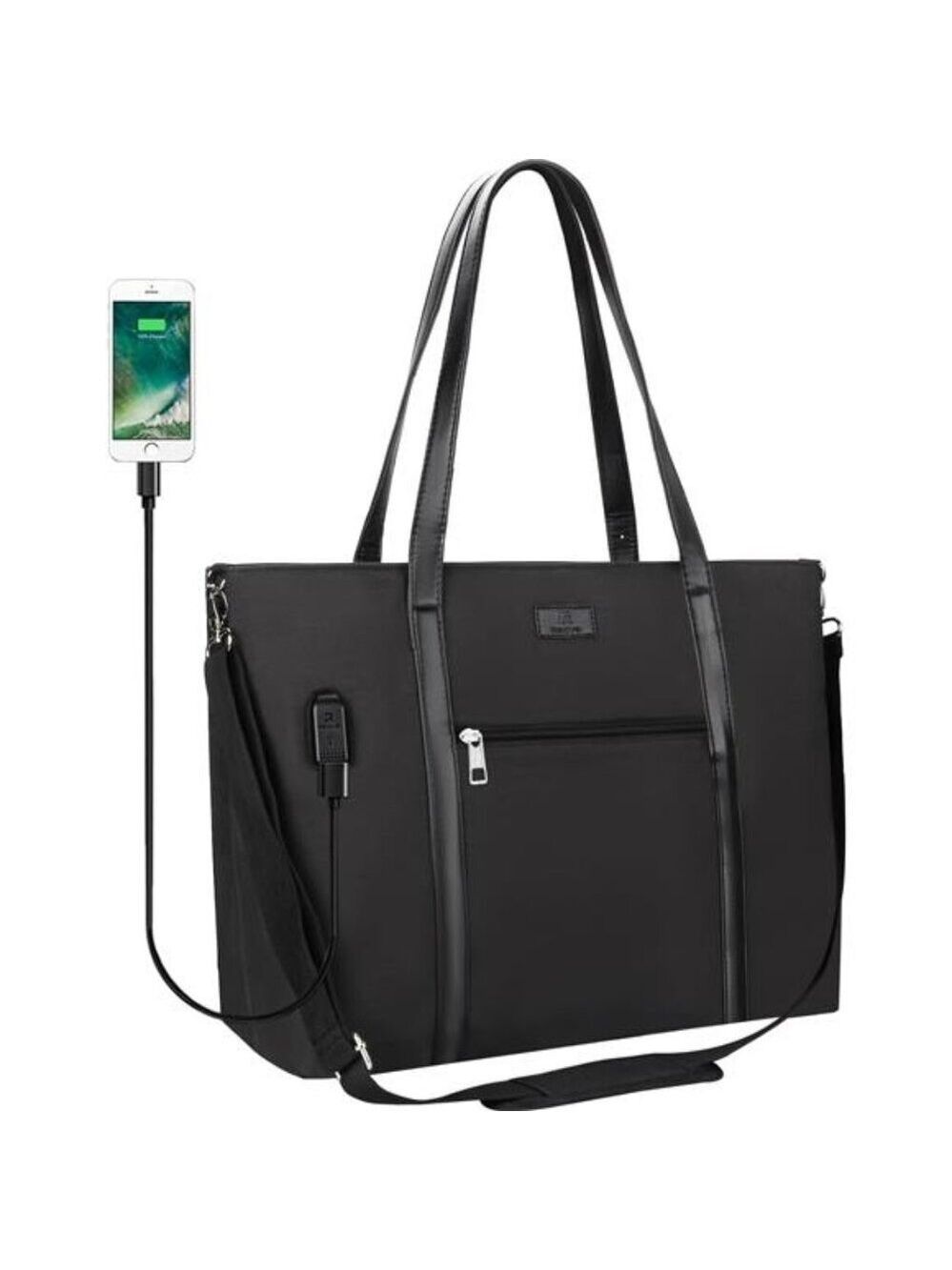 Womens laptop tote bag 17 inch waterproof work purse travel briefcase handbag